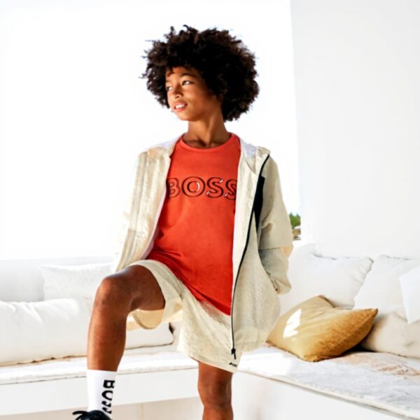 T-shirt BOSS Bambini 100 Cotone Colori Taglie