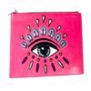 Bustina Kenzo Clutch Rosa Azzurro Pochette Donna