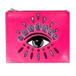 Bustina Kenzo Clutch Rosa Azzurro Pochette Donna