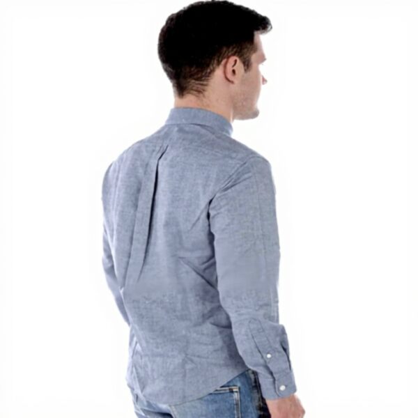 Camicia Kenzo Uomo Tiger Blu Scuro Manica Lunga