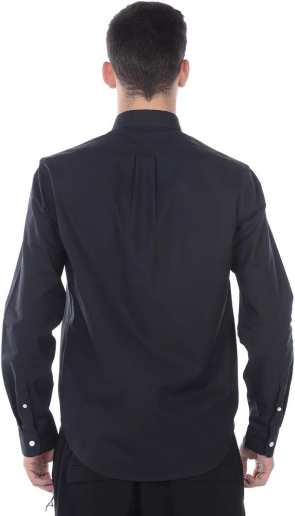 Camicia Kenzo Uomo Nero Tiger Design Manica Lunga-1