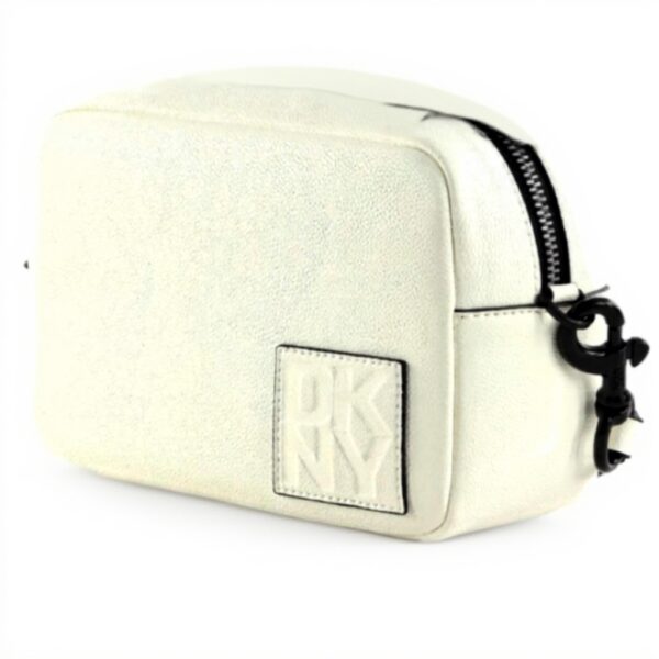 Borsa Fotocamera DKNY Kenza Donna Bianca Nera Crossbody