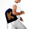 Borsa da palestra cotone Kylian Kenza nome alfabeto 12 litri