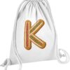Borsa da palestra cotone Kylian Kenza lettera alfabeto nome-0