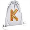 Borsa da palestra cotone Kylian Kenza lettera alfabeto nome