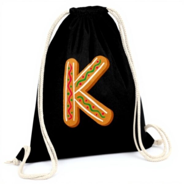 Borsa da palestra Fabulous cotone 12 litri nero Kylian