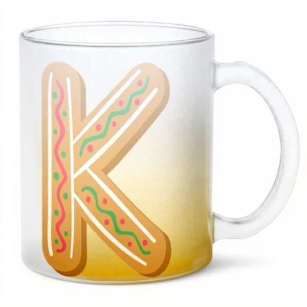 Tazza vetro giallo Fabulous Kylian Kenza regalo bambino