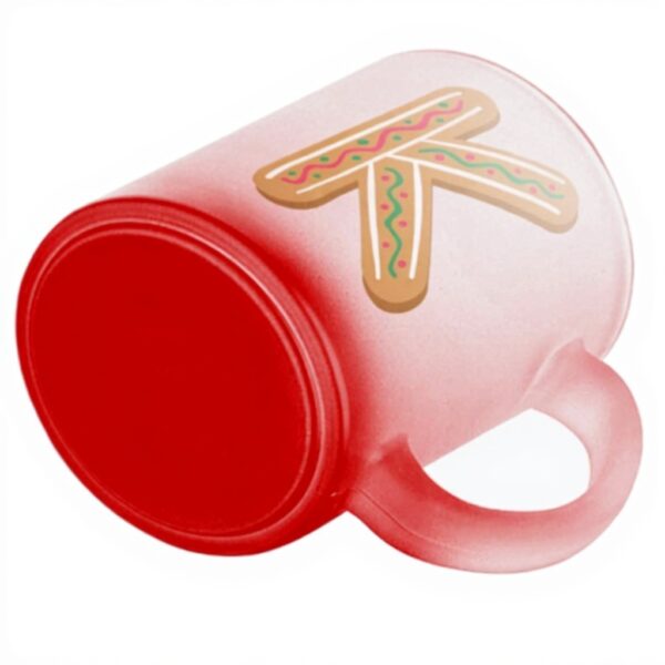 Tazza vetro rosso Fabulous Kylian Kenza regalo bambino