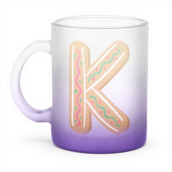 Tazza vetro viola Fabulous Kylian Kenza regalo bambino