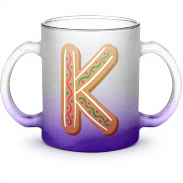 Tazza vetro viola Fabulous Kylian Kenza regalo bambino