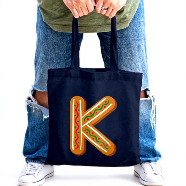 Borsa Tote Fabulous Tela Cotone Nome Bambino Shopping