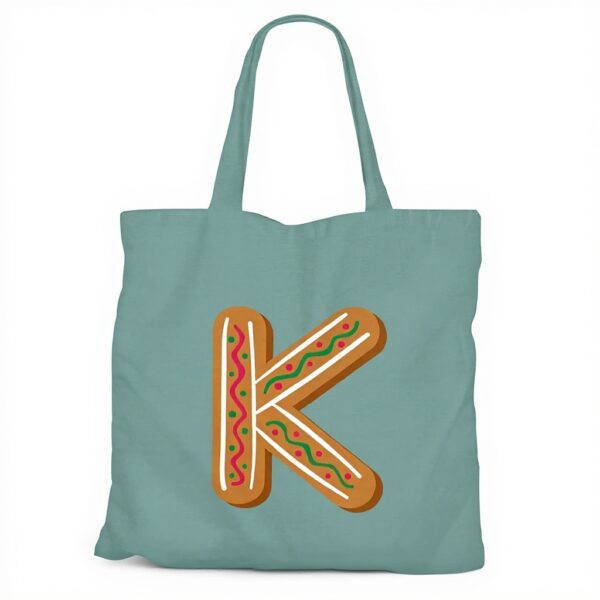 Borsa Tote Fabulous Tela Cotone Biologico Nome Bambino