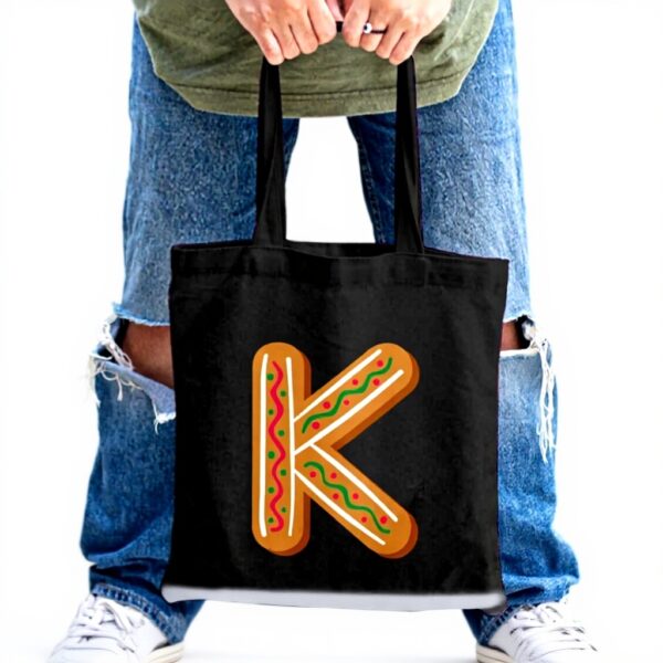 Borsa Tote Fabulous Tela Cotone Bambino Nome Kenza