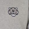 Felpa Kenzo Uomo Grigio Tiger Crest Senza Cappuccio XXL-6