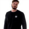 Felpa Kenzo Uomo Nero Tiger Crest Senza Cappuccio XXL