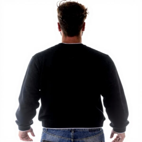 Felpa Kenzo Uomo Nero Tiger Crest Senza Cappuccio XXL