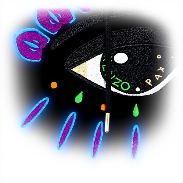 Felpa Kenzo Uomo Nero Senza Cappuccio Manica Lunga XL