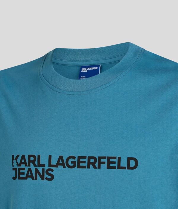 T-shirt Karl Lagerfeld Uomo Nero Cotone Biologico Maniche-1