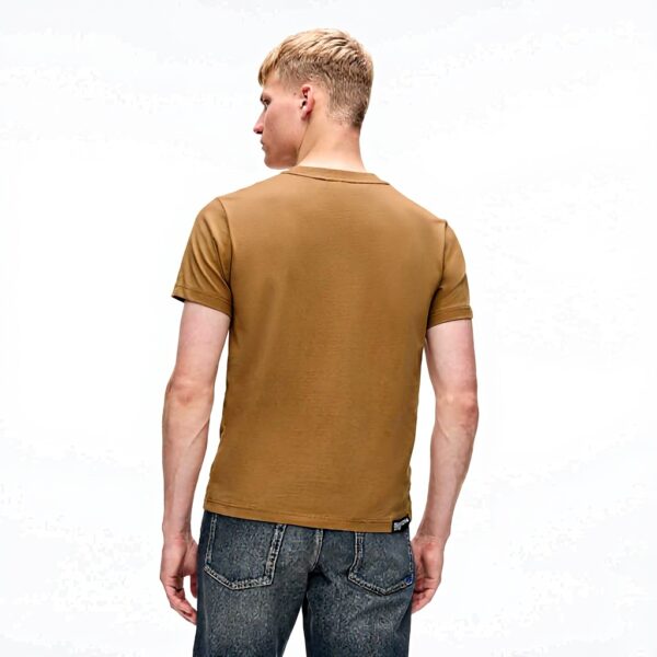 T-shirt Karl Lagerfeld Uomo Logo Essenziale Cotone Biologico