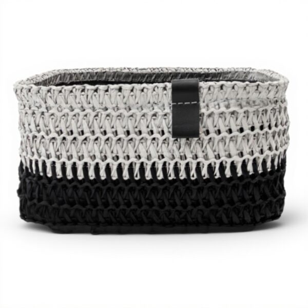 Cestini portaoggetti JVL Kenzi set 2 grigio organizzazione