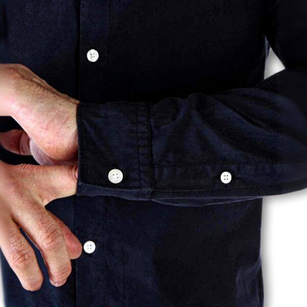 Camicia Kenzo Blu 100 Cotone Uomo Collo Button-Down