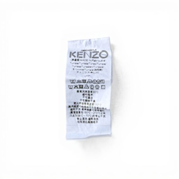 Camicia Kenzo Uomo Blu 100 Cotone Manica Lunga