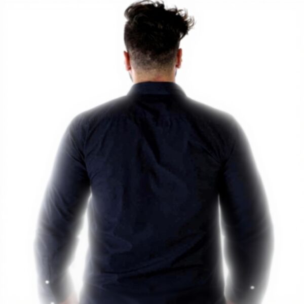 Camicia Kenzo Blu 100 Cotone Uomo Collo Button-Down