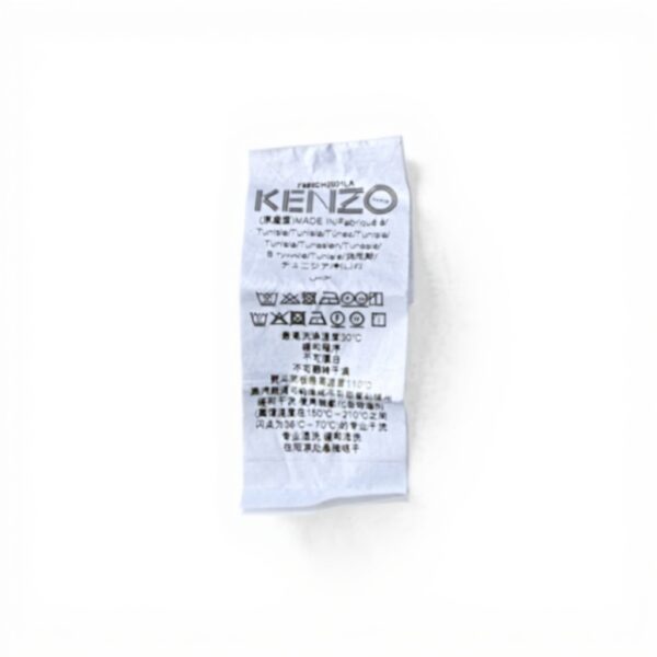 Camicia Kenzo Blu 100 Cotone Uomo Collo Button-Down