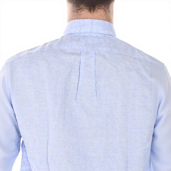 Camicia Casual Uomo Kenzo Blue Colletto Club Cotone