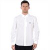 Camicia Kenzo Uomo Bianco Collo Button Down Manica Lunga