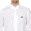 Camicia Kenzo Uomo Bianco Collo Button Down Manica Lunga