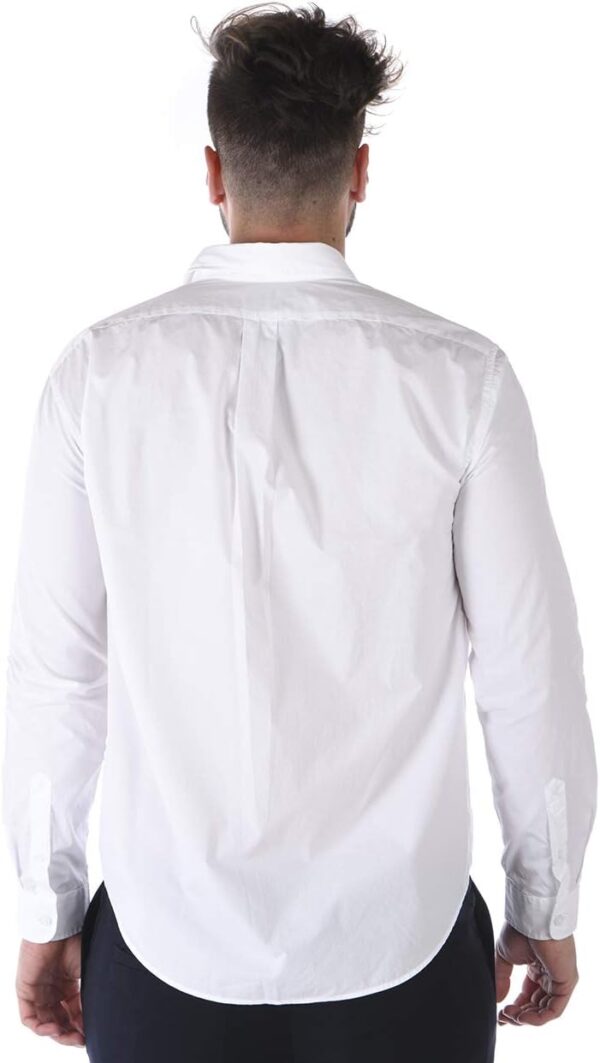 Camicia Kenzo Uomo Tiger Bianco Collo Button Down-1