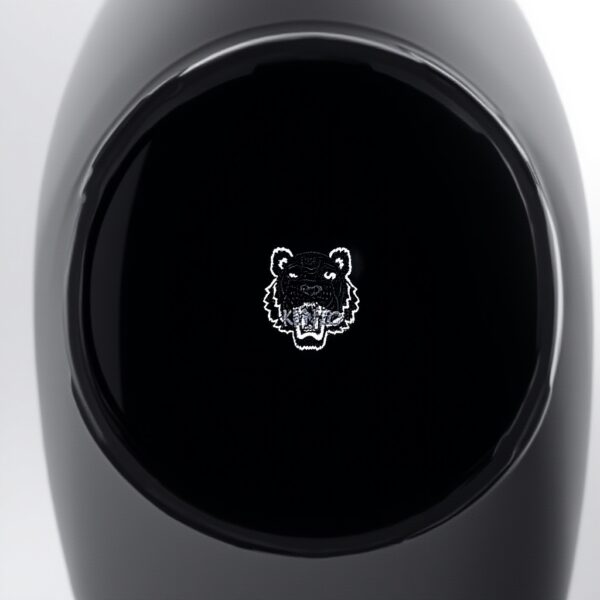 Camicia Kenzo Uomo Tiger Nero Manica Lunga Taglia 38