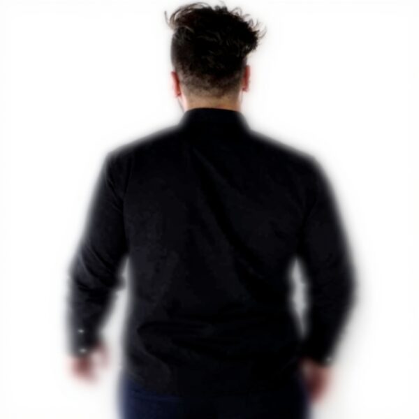 Camicia Kenzo Uomo Tiger Nero Manica Lunga Taglia 38