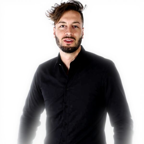 Camicia Kenzo Uomo Tiger Nero Manica Lunga Taglia 38