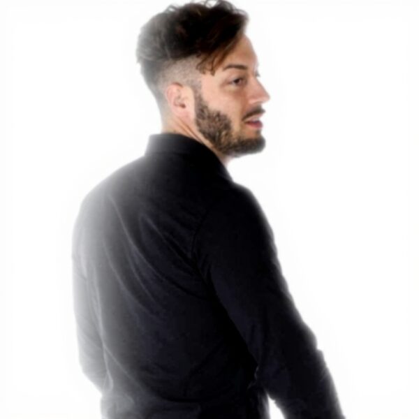 Camicia Kenzo Uomo Tiger Nero Manica Lunga Taglia 38