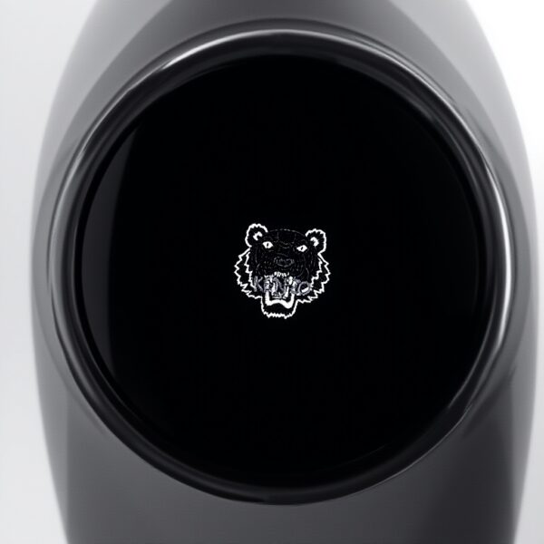 Camicia Kenzo Tiger Nero Uomo Manica Lunga Taglia 42