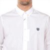 Kenzo Camicia Uomo Tiger Bianco Collo Button Down