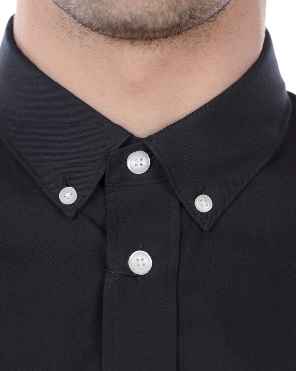 Camicia Kenzo Uomo Tiger Nero Collo Button Down-8