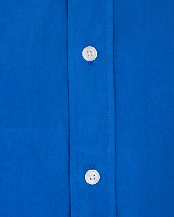 Camicia Kenzo Tiger Blu Denim Uomo Collo Button Down-7