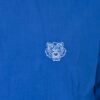 Camicia Kenzo Tiger Blu Denim Uomo Collo Button Down-6