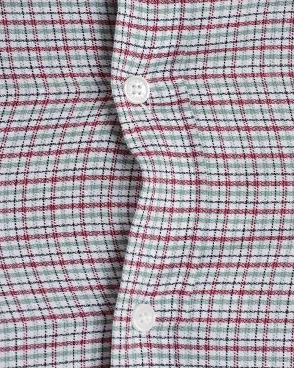 Camicia Kenzo Jumping Tiger Check Uomo Manica Lunga Casual-7