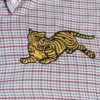 Camicia Kenzo Jumping Tiger Check Uomo Manica Lunga Casual-6