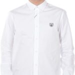 Camicia Kenzo Uomo Collo Button Down Bianco XL-0