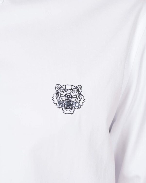 Camicia Kenzo Uomo Collo Button Down Bianco XL-6