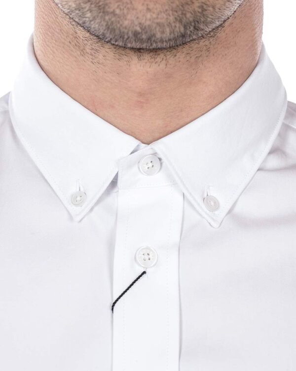 Camicia Kenzo Uomo Collo Button Down Bianco XL-8