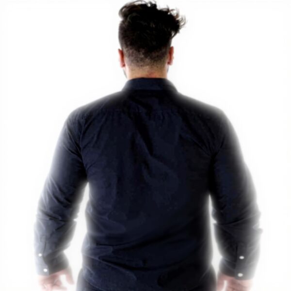 Camicia Kenzo Uomo Blu 100 Cotone Manica Lunga