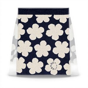 Kenzo Minigonna Donna Blu Cotone Lana Elastan