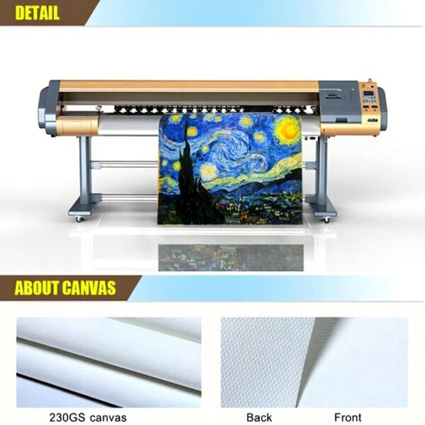 Kenzo Okada Poster su Tela Rosso Arancione Decor Parete