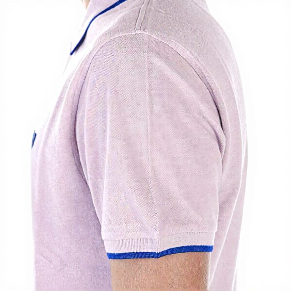 Kenzo Polo Uomo Tiger Rosa Scuro Manica Corta Taglia S